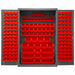 K4900 Bin Cabinet 72 x48 x24 Gray 186RedBns