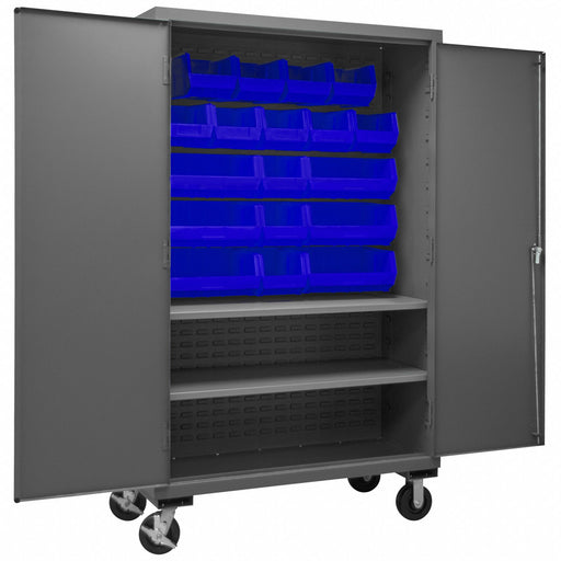 K4884 Bin Cabinet 80 x48 x24 Gray 18BlueBns