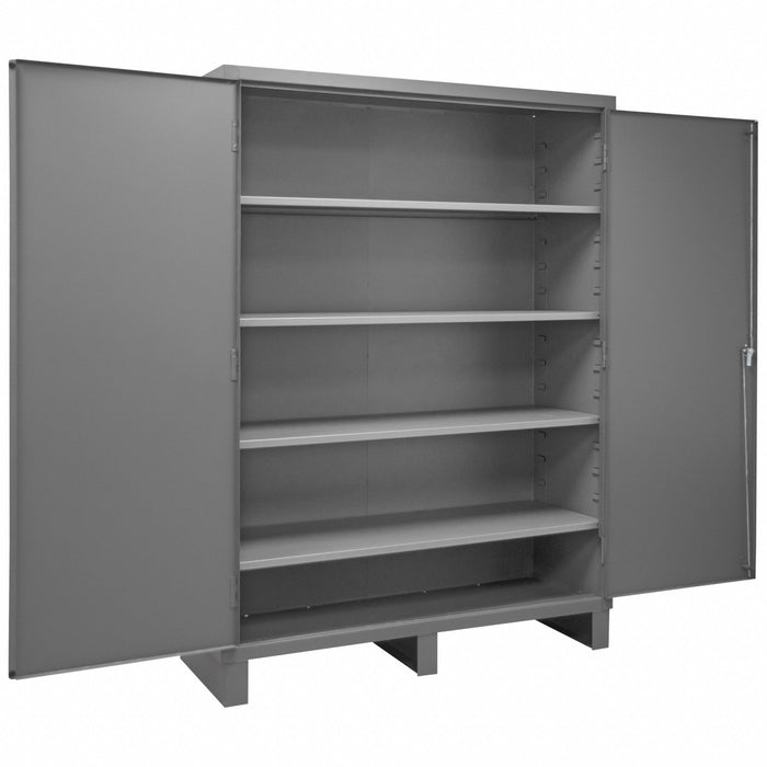 Storage Cabinet 84 x60 x24 Gray 4Shlv
