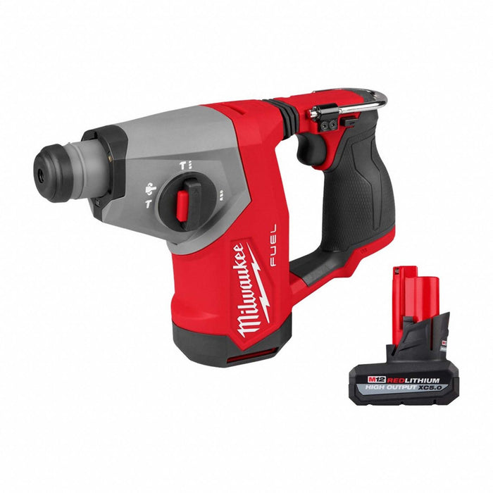 M12 FUEL Rotary Hammer+M12 XC5.0 Battery