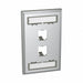 Wall Plate 4.5 in H Metallic
