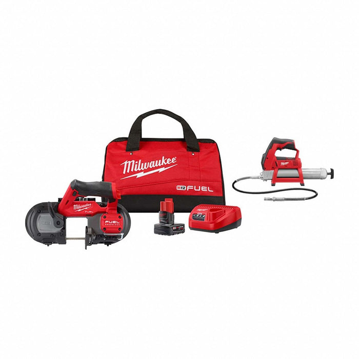 M12 FUEL Band Saw Kit + M12 Grease Gun