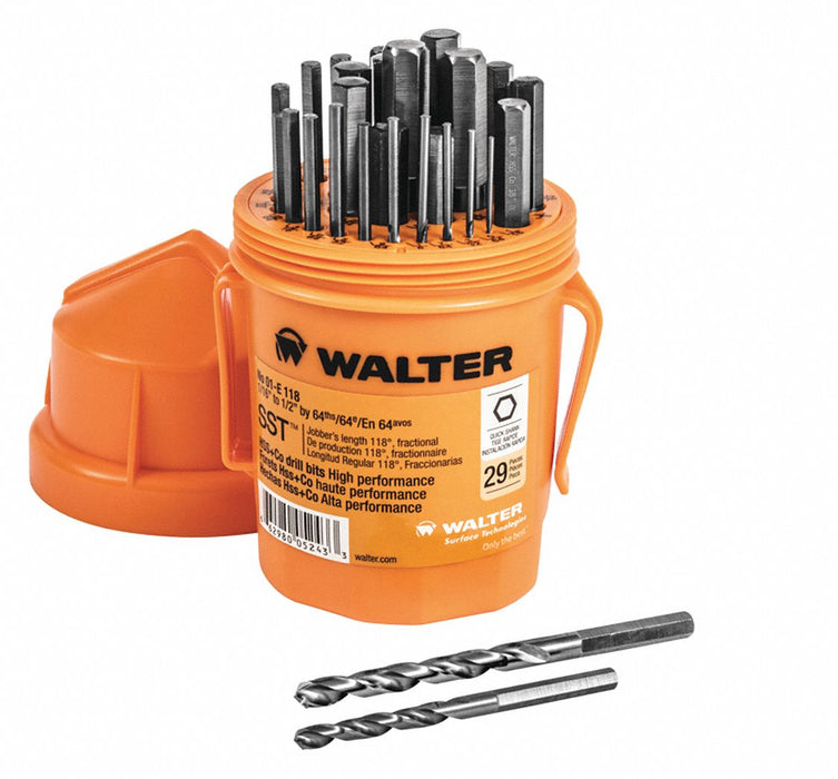 Jobber Drill Set Quickshank 118deg 29pcs