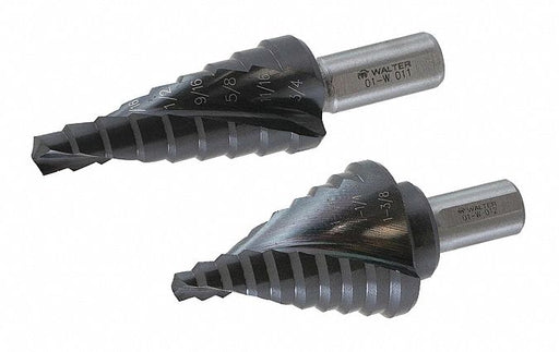 Step Drill Bit Set 1/8 -11/8 3pcs