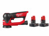 M12 FUEL Detail Sander + M12 Battery 2PK
