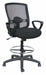 Mesh Stool Fixed Arms Black