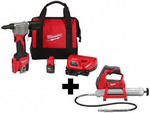 M12 Rivet Tool Kit M12 Grease Gun