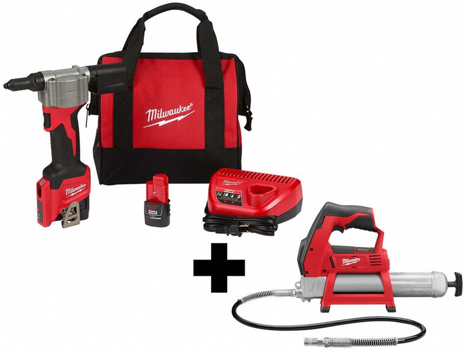 M12 Rivet Tool Kit M12 Grease Gun