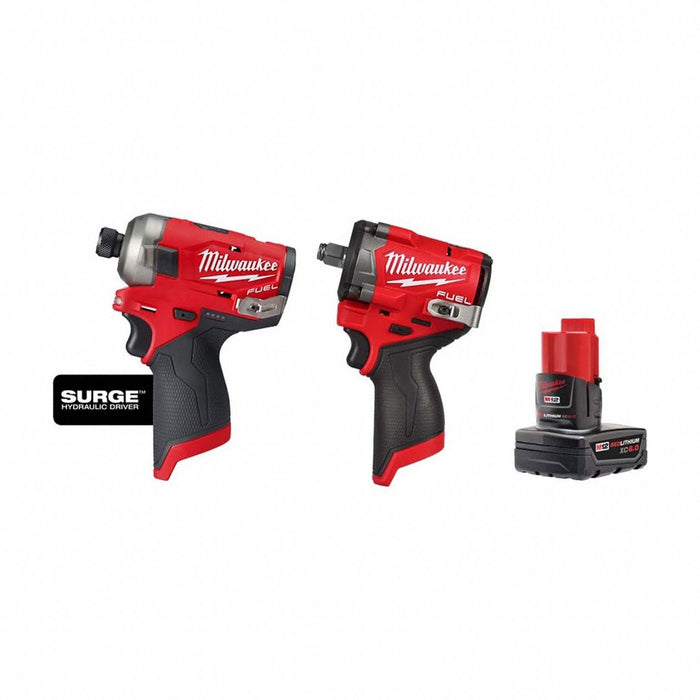 M12 SURGE DRIVER+STUBBY+6.0 2PK BATTERY
