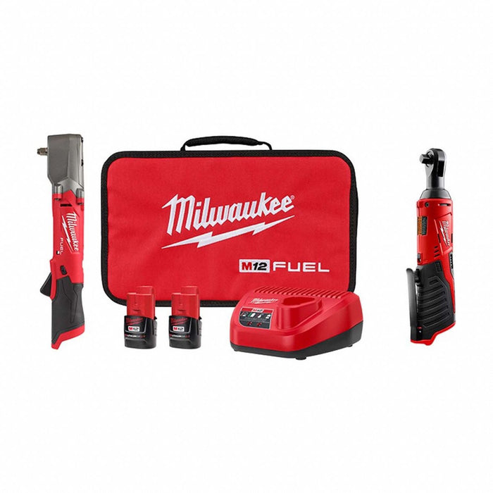 M12 FUEL Impact Wrench Kit + M12 Ratchet