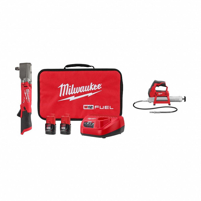 M12 FUEL Impact Wrench + M12 Grease Gun