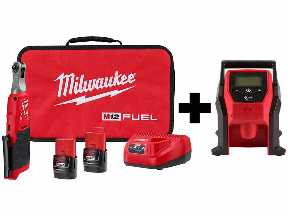 M12 FUEL 1/4 HS Ratchet M12 CP Inflator