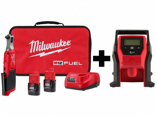 M12 FUEL 3/8 HS Ratchet M12 CP Inflator