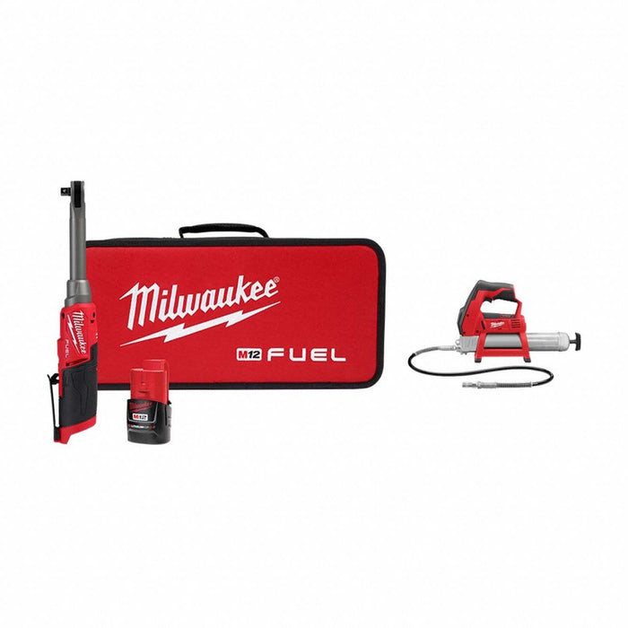 M12 FUEL Impact Wrench + M12 Grease Gun