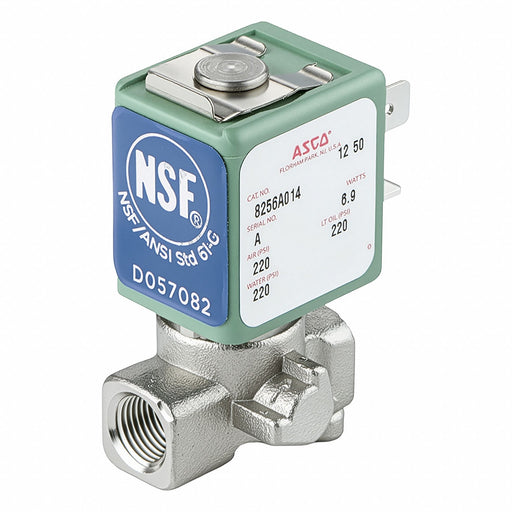 Solenoid Valve SS NC Air Inert Gas