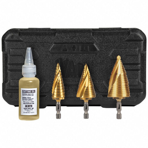 Electrician s Step Drill Bit Set
