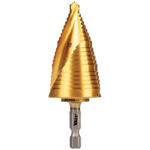 Step Drill Bit 7/8 to 1-3/8  VACO