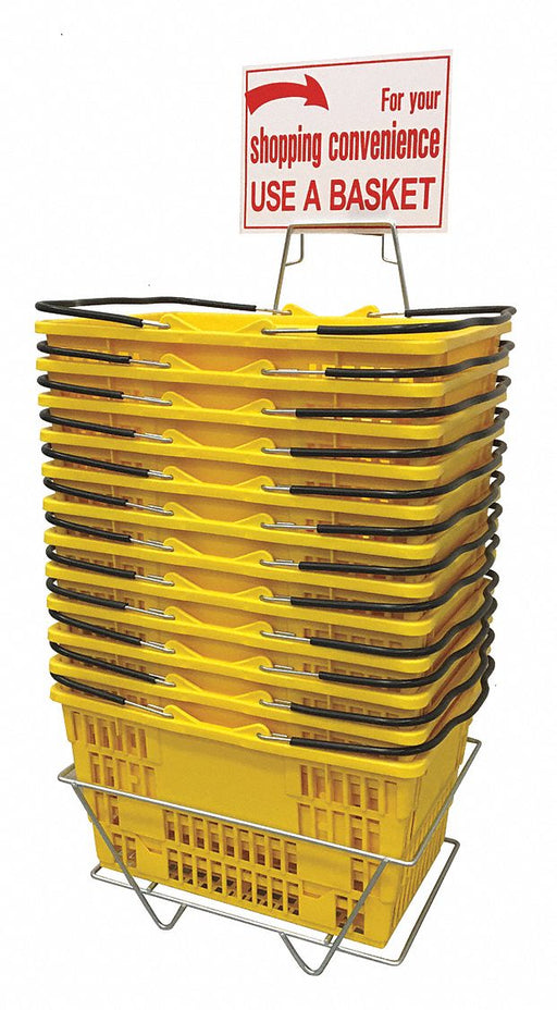 Hand Basket Set Jumbo Yellow