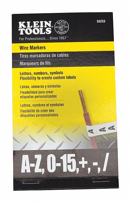 Individual Wire Marker Preprinted Label