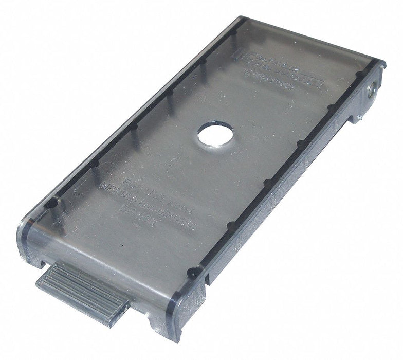 BlockCover Polycarbonate 1Pole 2.57inW