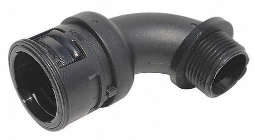 Elbow 90 Deg 0.906 in Black Nylon