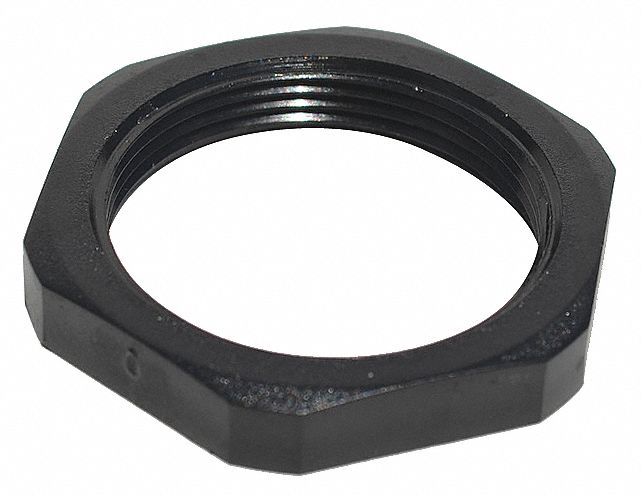 Lock Nut 1-1/2 NPT Gr PA6 Nylon PK10