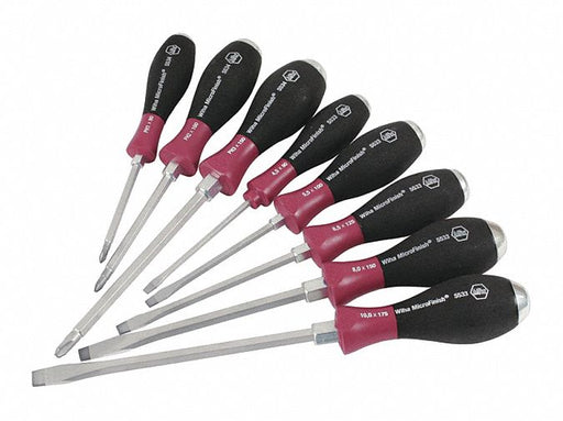 8Pc Slot/Phil Screwdriver Set