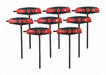 8 Pc Ball End Hex Metric Comfortgrip T-H