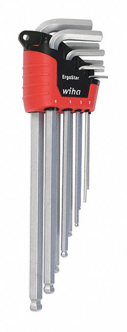 Ergo Star 9Pc Metric Ball End Set