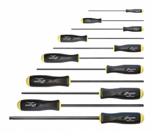 Set 11 Ball End Screwdrivers- Long