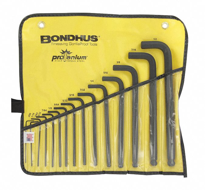 Set 15 Ball End L-Wrenches