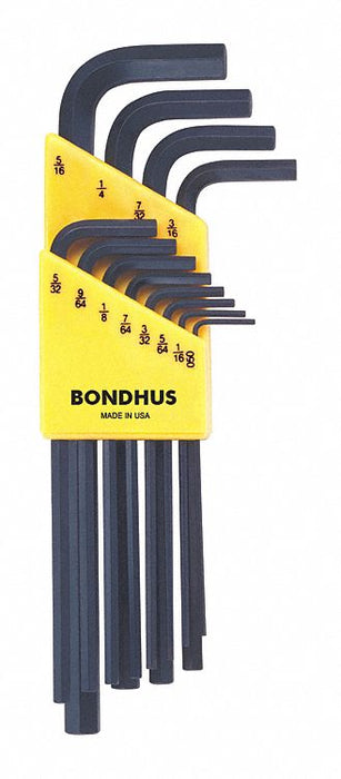 Set 12 Hex L-Wrenches - Long