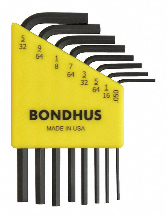 Set 8 Hex L-Wrenches - Short