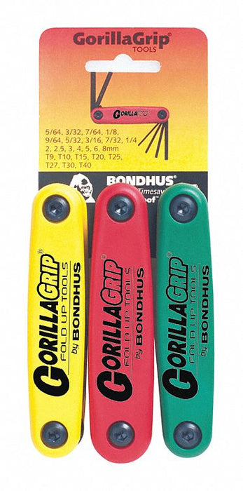 Folding Hex/Torx Key Set 24 Pieces
