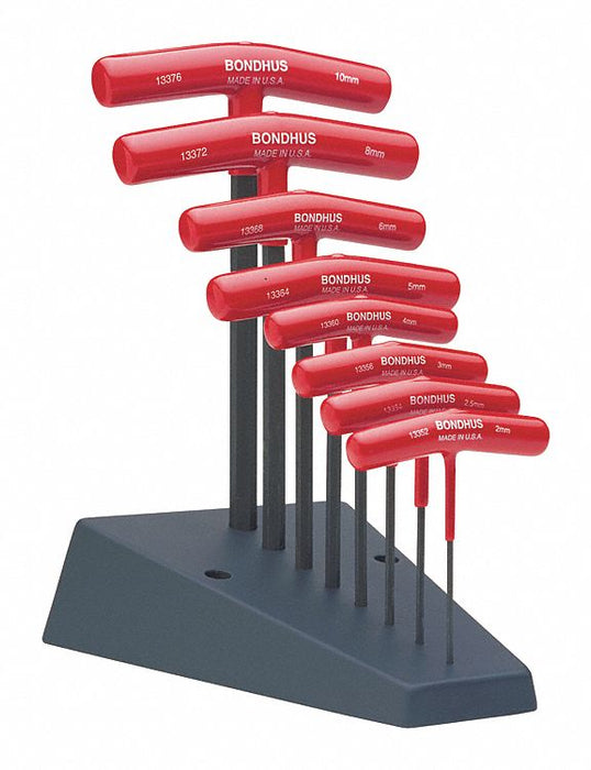 Set 8 Graduated Length Hex T-Handles