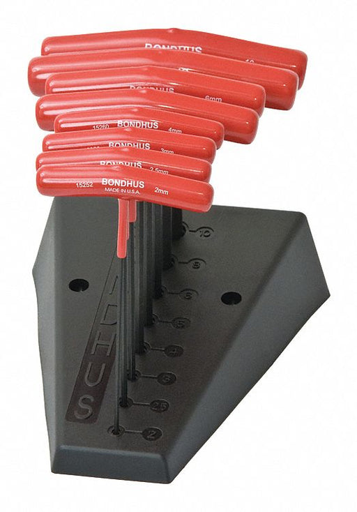 Set 8 Hex T-Handles 6 Length