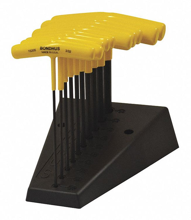 Set 10 Hex T-Handles 6 Length
