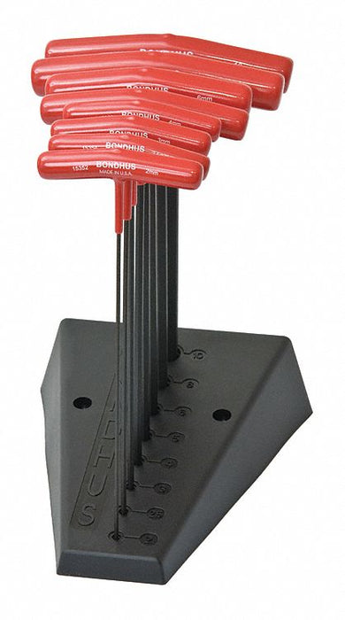 Set 8 Hex T-Handles 9 Length