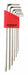 Set 7 Plated Ball End L-Wrenches Xl