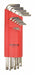 Set 15 Plated Ball End L-Wrenches Xl