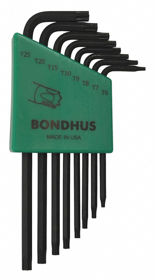 Set 8 Tamper Resistant Star L-Wrenches