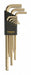 Set 9 Plated Ball End L-Wrenches