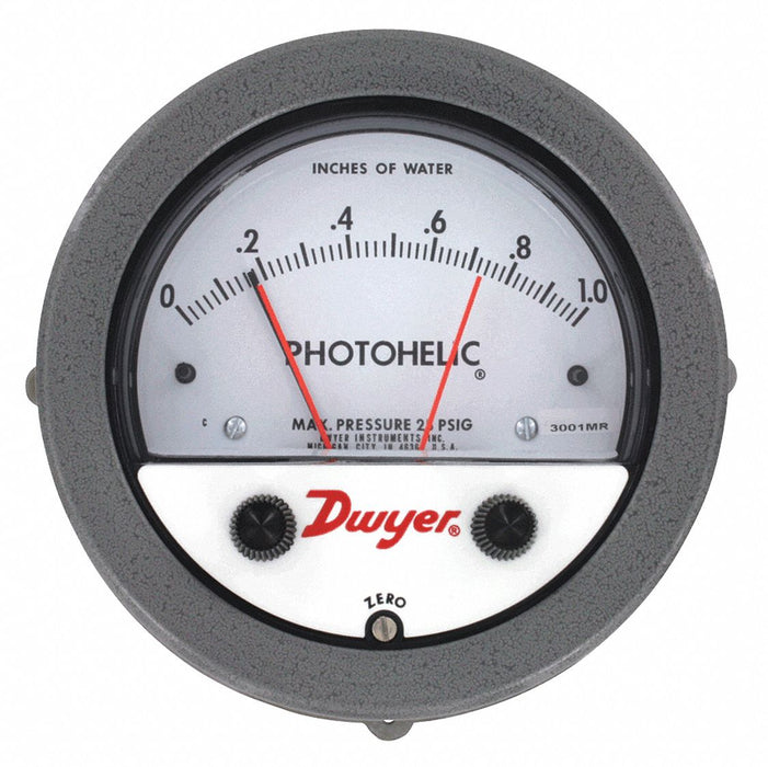 Photohelic Switch Diaphragm Sensor
