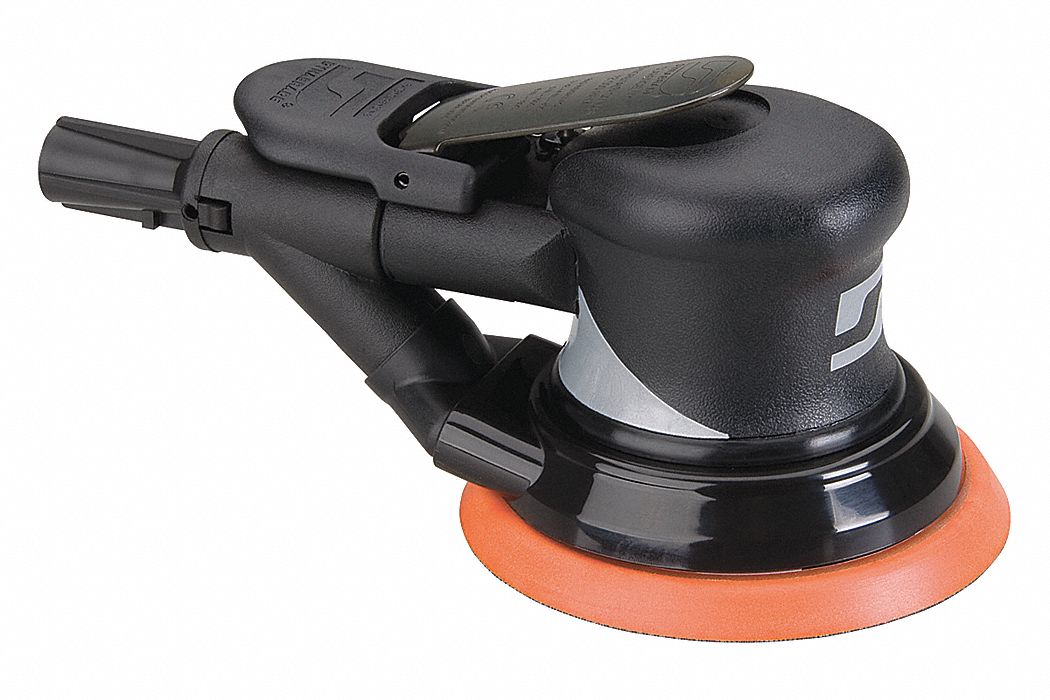 Air Orbital Sander 5 in Disc Dia Palm