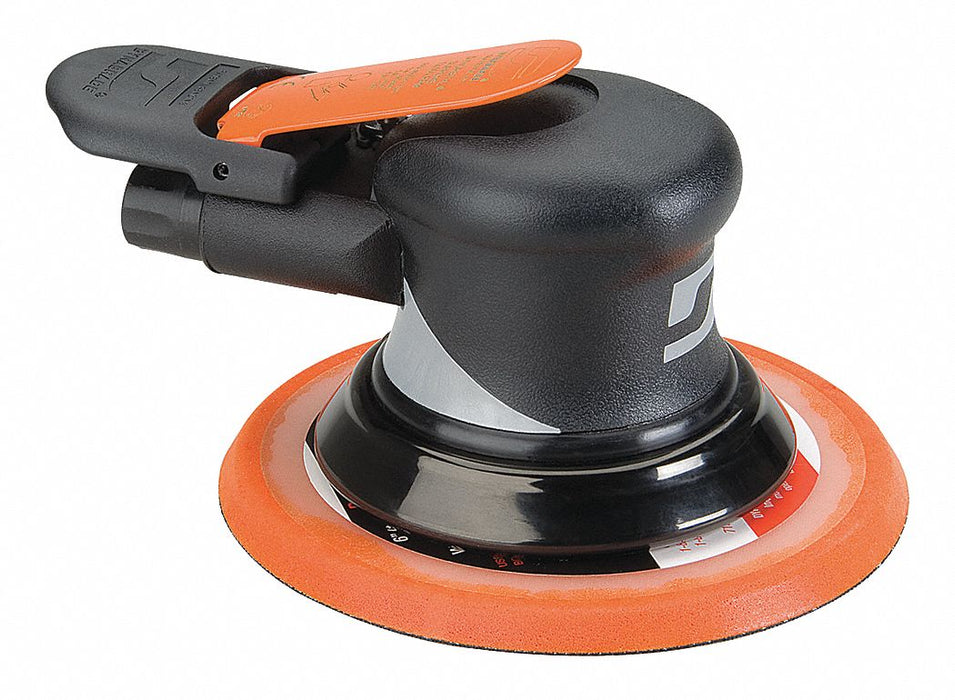 Air Orbital Sander 6 in Disc Dia Palm