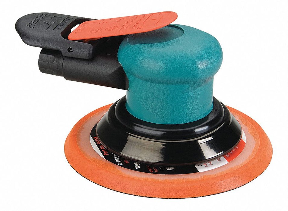 Air Orbital Sander 6 in Disc Dia Palm