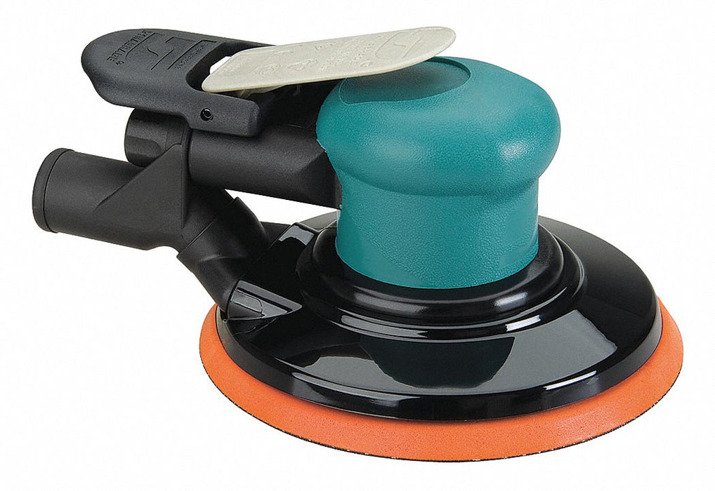 Air Orbital Sander 6 in Disc Dia Palm