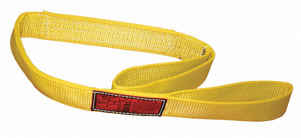 M5304 Web Sling Flat Eye 4 ft L 11000 lb Cap.
