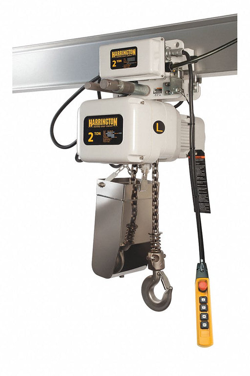 K8791 Elec. Chain Hoist w/Trolley 6000lb 20 ft