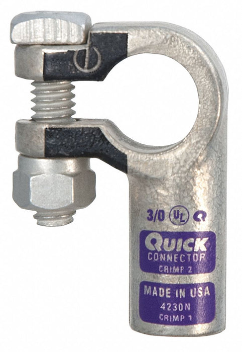 Battery Terminal Left Elbow Crimp